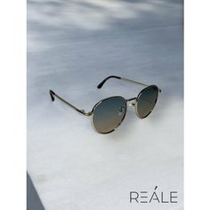 Солнцезащитные очки REALE, серебристый/серый