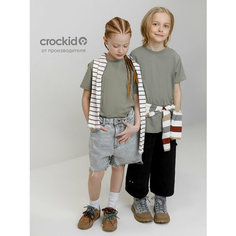 Футболка crockid К 302125-1/зеленый чай, размер 68/134, зеленый
