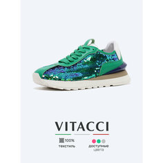 Кроссовки VITACCI, размер 38, зелeный