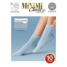 Носки MiNiMi Cotone, комплект, 10 пар, размер 39-41 (25-27), jeans chiaro