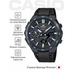 Наручные часы CASIO Edifice, черный/синий