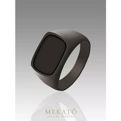 Кольцо МЕКАТО, размер 22, черный
