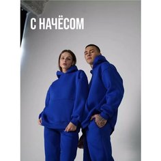 Худи НАУЧНАЯ КРАСОТА, размер 54, , синий
