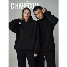 Худи НАУЧНАЯ КРАСОТА, размер 56, , черный