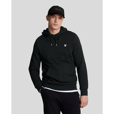 Худи Lyle & Scott Diagonal Weave French Terry Hoodie, размер L, , черный