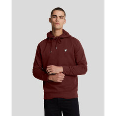 Худи Lyle & Scott Diagonal Weave French Terry Hoodie, размер M, , бордовый