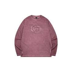 Лонгслив LMC Overdyed Spiral Long Slv, размер M, , фиолетовый L.M.C