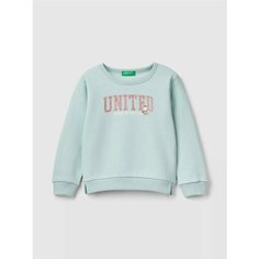 Свитшот UNITED COLORS OF BENETTON, размер 110, зелeный