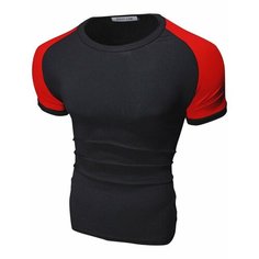 Футболка Envy Lab, 1 шт., размер 5XL, черный/красный