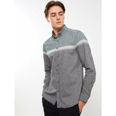 Рубашка LC Waikiki, размер 2XL, black striped