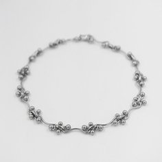 Колье link in, длина 44 см, серебристый