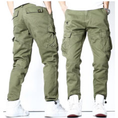 Джинсы карго , размер XL, хакки Нет бренда