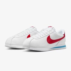 Кроссовки NIKE Cortez Classic Leather, размер 36.5, белый