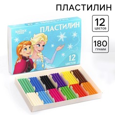 Пластилин 12 цветов 180 г No Brand