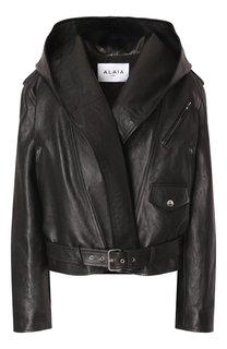 Кожаная куртка Alaia