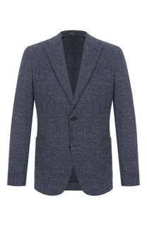 Пиджак из хлопка и вискозы Windsor