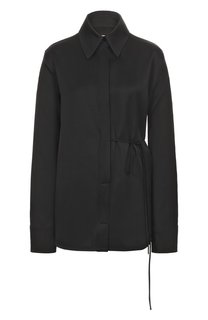 Блузка из вискозы и шелка Jil Sander