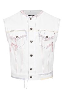 Джинсовый жилет MSGM