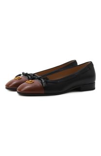 Кожаные балетки Valet Du Roi Valentino