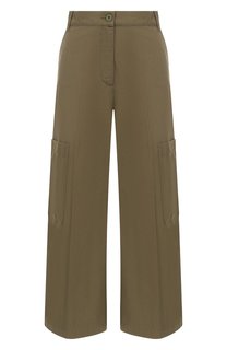 Хлопковые брюки-карго Weekend Max Mara