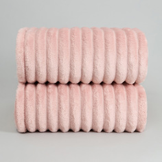 Плед Soft strip, розовый Cozy Home