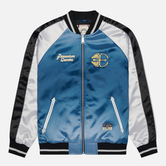 Мужская куртка бомбер Evisu Heritage Hakutaku Embroidery Souvenior, цвет синий, размер M