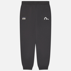 Мужские брюки Evisu Heritage Spray Dyed Seagull Embroidery, цвет серый, размер S