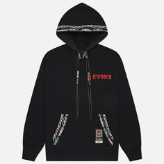 Мужская толстовка Evisu Heritage Totem Seagull Embroidery Hoodie, цвет чёрный, размер M