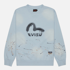 Мужская толстовка Evisu Heritage Seagull Embroidery, цвет голубой, размер M