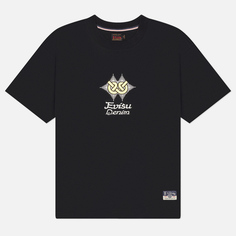Мужская футболка Evisu Heritage Hakutaku Printed, цвет чёрный, размер M