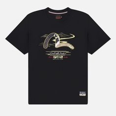 Мужская футболка Evisu Heritage Seagull Brocade, цвет чёрный, размер M