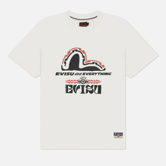 Мужская футболка Evisu Heritage Totem Seagull Printed, цвет белый, размер M