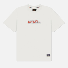 Мужская футболка Evisu Heritage Poster Daicock Printed, цвет белый, размер S