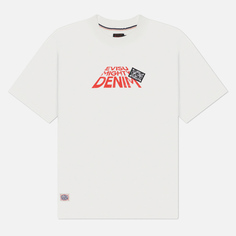 Мужская футболка Evisu Printed Logo Back Pocket, цвет белый, размер M