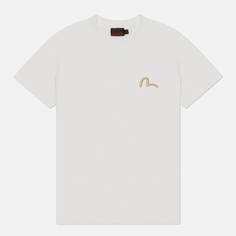 Женская футболка Evisu Hummingbird & Magnolia Flower Printed, цвет белый, размер S