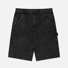 Мужские шорты Vans Drill Chore Loose Denim, цвет чёрный, размер 30
