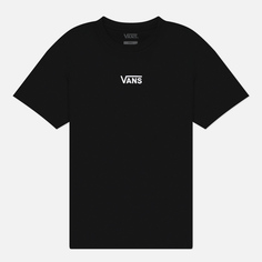Женская футболка Vans Flying V Oversized, цвет чёрный, размер XS