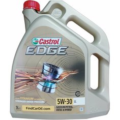 Синтетическое моторное масло Castrol Edge 5W-30 LL, 5 л, 1 шт.