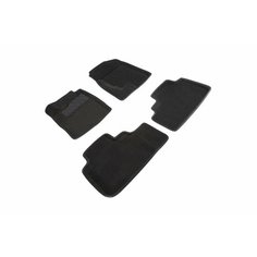 Ворсовые 3D коврики в салон Seintex для Haval F7/F7x 2019-н. в. (черные)