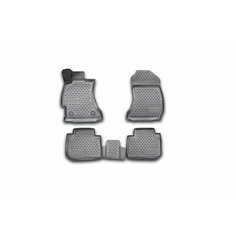 Коврики 3D в салон SUBARU Forester, 2013-2018, 4 шт. (полиуретан) \ Субару Форестер Element