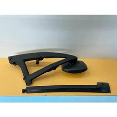 Зеркало бордюрное переднего обзора Мерседес Актрос Аксор Камаз 5490 с кронштейном и подогревом (Mercedes Actros Axor Kamaz 5490)