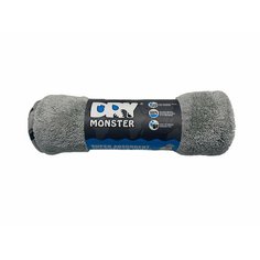 Супервпитывающее полотенце для сушки кузова автомобиля DRY MONSTER/Драй Монстр / размер 50*60 / цвет серый