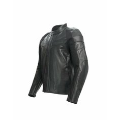 Куртка мотоциклетная Hyperlook TheGrom, кожа, размер XL, защита на локтях и плечах, боковые карманы