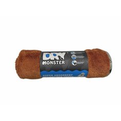 Супер впитывающая полотенце для сушки автомобиля DRY MONSTER размер 50*60/цвет коричневый