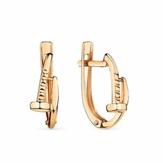 Серьги Diamant online, красное золото, 585 проба