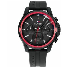 Наручные часы TOMMY HILFIGER Clasher, красный/черный