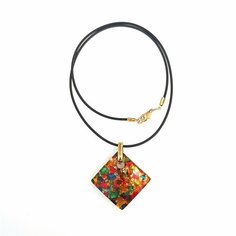 Колье arte di murano, муранское стекло, мультиколор