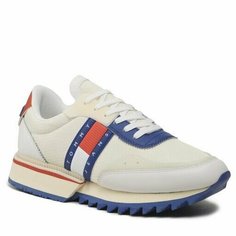 Кроссовки TOMMY HILFIGER TJM RUNNER TR, размер 41, бежевый
