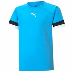 Футболка PUMA TeamRISE, размер 140, голубой