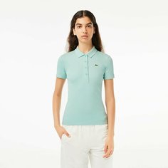 Поло LACOSTE Slim fit, размер T34, бирюзовый